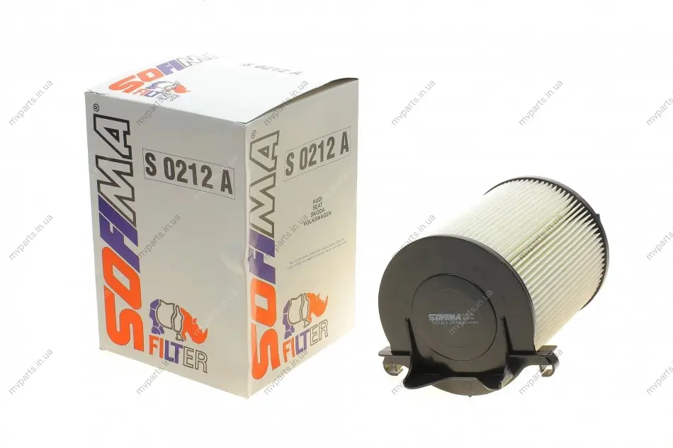 Фільтр повітряний VW Caddy 04-15/Golf 04-/Passat 05-/Skoda Octavia 1.2-2.0 i/2.0SDI 04-13 S 0212 A SOFIMA S-0212-A (фото 1)