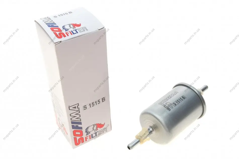 Фільтр паливний Opel Combo/Astra G/Vectra 1.4-2.2i 94-/Peugeot Boxer 2.0i 94-02 (OE line) (h=163mm) S 1515 B SOFIMA S-1515-B (фото 1)
