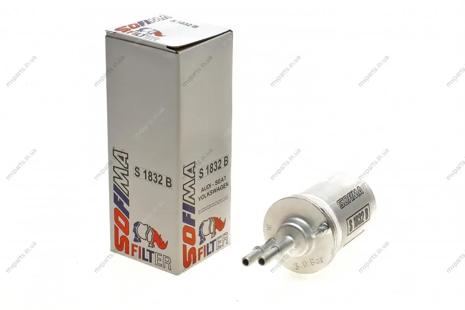 Фільтр паливний Skoda Fabia/VW Polo 1.2/1.4 01- (OE line) S 1832 B SOFIMA S-1832-B (фото 1)