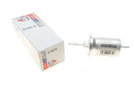 Фільтр паливний VW Caddy 1.6 BiFuel/ 2.0 EcoFuel 04-15 (OE line) S 1833 B SOFIMA S-1833-B