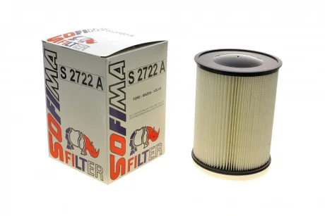 Фільтр повітряний Ford Connect 13-/C-MAX 10-/Focus 1.0-2.0 i/D 04-/Volvo C30/V50 1.6-2.0 06-12 S 2722 A SOFIMA S-2722-A