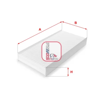 Фільтр салону Fiat Scudo/Citroen Jumpy/Peugeot Expert 1.6-2.0 HDi 07- S 3136 C SOFIMA S-3136-C