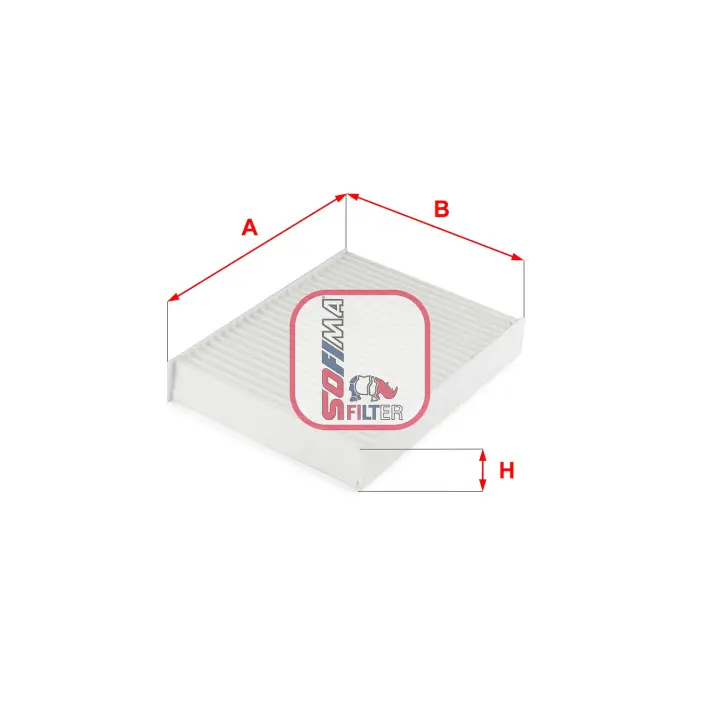 Фільтр салону Citroen C1 II/Peugeot108 /Toyota Aygo1.0/1.2 14- S 3299 C SOFIMA S-3299-C (фото 1)