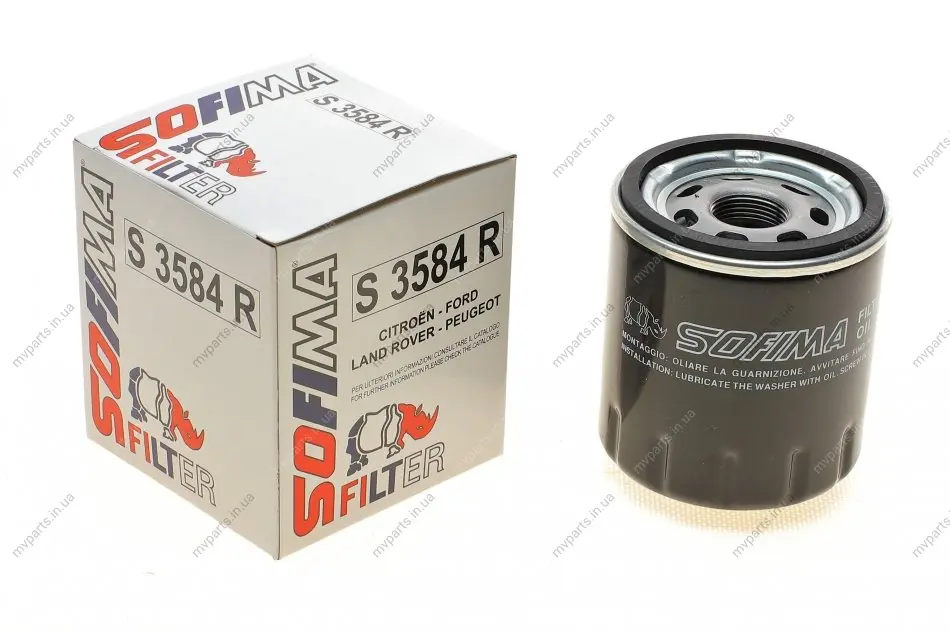 Фільтр масляний Citroen Jumper/Ford Tourneo/Transit/Land Rover Defender/Peugeot Boxer 2.2D/2.4D 06- S 3584 R SOFIMA S-3584-R (фото 1)