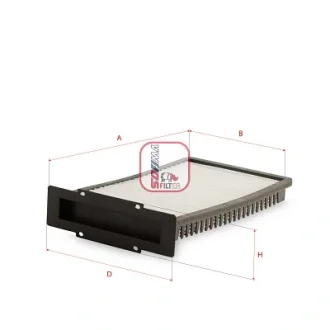 Фільтр салону Land Rover Freelander 98-06 S 3621 C SOFIMA S-3621-C
