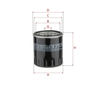 Фільтр масляний Citroen Jumper/Peugeot Boxer 2.0HDi 15- S 3752 R SOFIMA S-3752-R