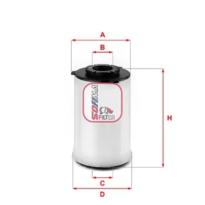 Фільтр паливний Citroen Jumper/Peugeot Boxer 2.0 BlueHDI 15- (OE line) S 3H2O NE SOFIMA S-3H2O-NE (фото 1)