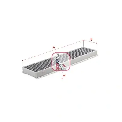 Фільтр салону Mini (R50/R52/R53) 01-08 (вугільний) S 4137 CA SOFIMA S-4137-CA (фото 1)