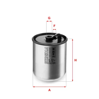 Фільтр паливний MB C-клас (W202/W203) E-клас (W210) M-клас (W163) S-клас (W220) 2.2D/2.7D/3.2D S 4429 NR SOFIMA S-4429-NR