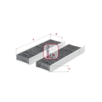 Фільтр салону Citroen C4/Opel Mokka B 20-/Corsa F/Peugeot 2008/208 19- (к-кт 2шт) (вуг.) S 4469 CA SOFIMA S-4469-CA