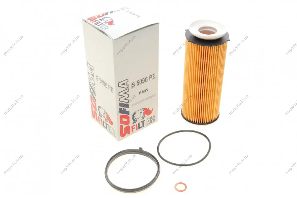 Фільтр масляний BMW 3 (E90/E91/E92/E93)/5 (F10/F11) (F07)/7 (F01/F02/F03/F04)/X5 (E70)/X6 (E71) 08- S 5096 PE SOFIMA S-5096-PE (фото 1)