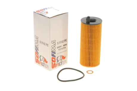 Фільтр масляний BMW 3 (E90-E93/F30/F80)/4 (F32)/5 (F10/F18)/7 (F01-F04)/X5 (F15/F85) 10- (N47/N57) S 5142 PE SOFIMA S-5142-PE