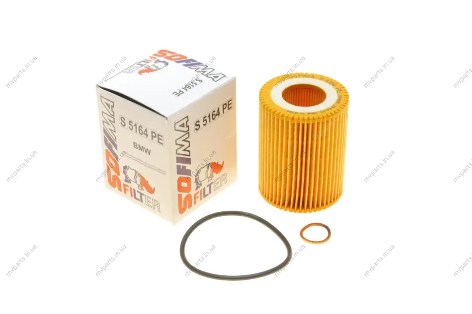 Фільтр масляний BMW 3 (F30/F31) 316/320i12- S 5164 PE SOFIMA S-5164-PE (фото 1)