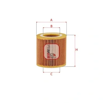 Фільтр масляний BMW 2 (F22/F87)/3 (F30/F80)/4 (F33/F83) 3.0 S55/N55 14-20 S 5232 PE SOFIMA S-5232-PE