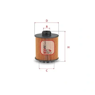 Фільтр масляний Citroen C5 21- S 5288 PE SOFIMA S-5288-PE (фото 1)