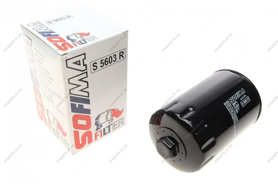 Фільтр масляний VW Caddy I-II/T3/LT 28-35 1.9TD/2.4i 81-05 S 5603 R SOFIMA S-5603-R (фото 1)