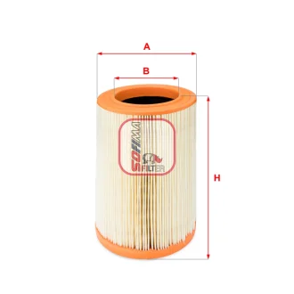Фільтр повітряний Alfa Romeo Giulietta 1.6/1.8 TBi/JTDM 10- S 7688 A SOFIMA S-7688-A