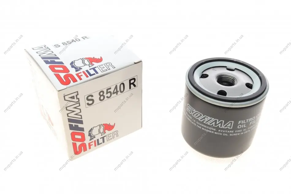 Фільтр масляний Ford Escort 1.3-1.6 83-90/ Jeep Cherokee 2.4 01-08 S 8540 R SOFIMA S-8540-R (фото 1)