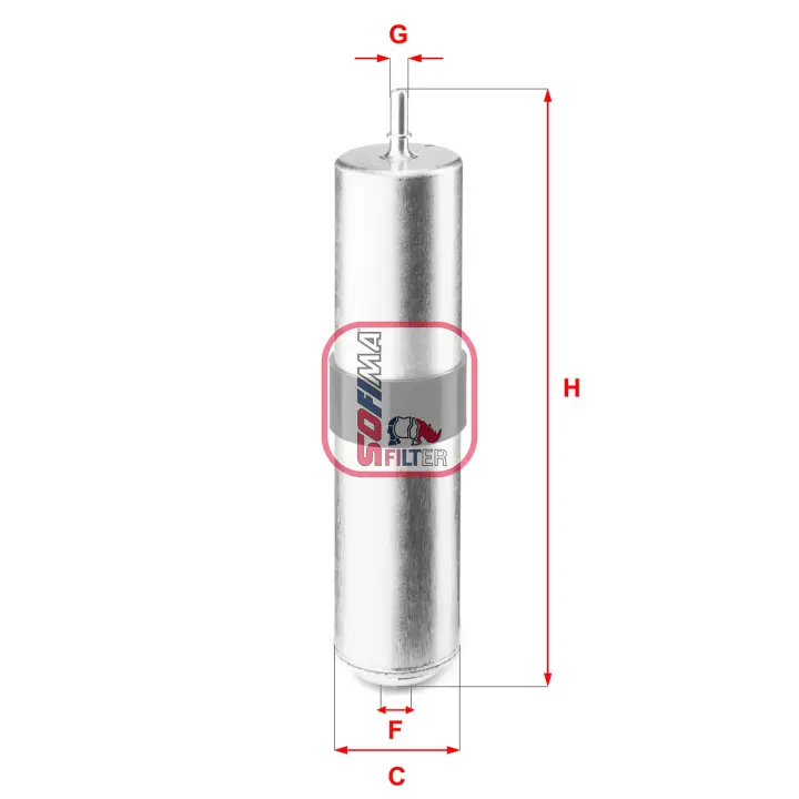 Фільтр паливний BMW 2 (F44/F45/F46)/X1 (F48) 1.5D-2.0D B37/B47 14- (OE line) S 9261 B SOFIMA S-9261-B (фото 1)