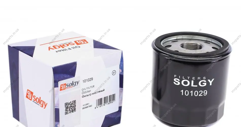 Фільтр масляний Citroen Jumper/Peugeot Boxer 2.2HDI/ Ford Transit 13- SOLGY Solgy 101029 (фото 1)