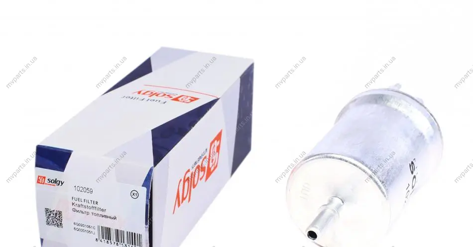 Фільтр паливний VW Caddy 1.6 BiFuel/ 2.0 EcoFuel 04- SOLGY Solgy 102059 (фото 1)