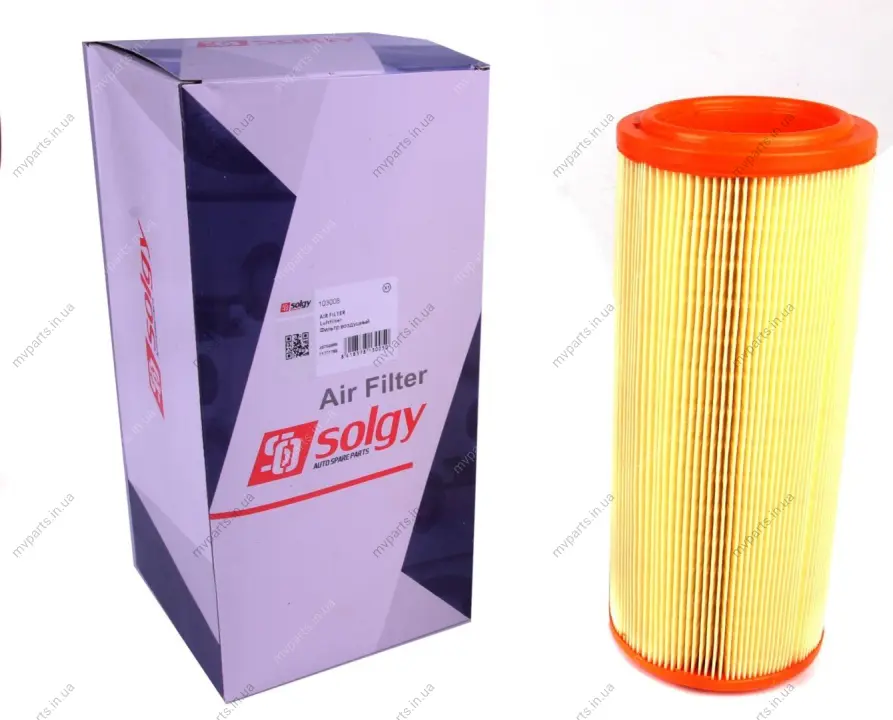 Фільтр повітряний Fiat Doblo 1.6i/1.9D/JTD 01- SOLGY Solgy 103008 (фото 1)