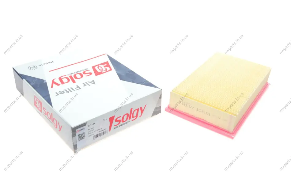 Фільтр повітряний Ford Focus 1.4-2.0 16V 04-07/Volvo C30/S40/V50 1.6-2.0 06-07 SOLGY Solgy 103101 (фото 1)