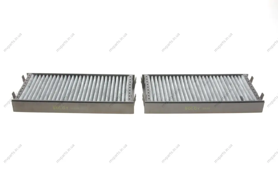 Фільтр салону BMW X5 (E70/F15)/X6 (E71/E72) 2.0-4.8 07- (вугільний) (2шт) SOLGY Solgy 104056 (фото 1)
