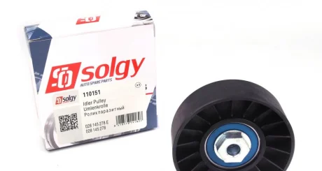 Ролик генератора VW/Audi 1.9D/ VW T4 2.5TDI (натяжний) (78х25.2) SOLGY Solgy 110151