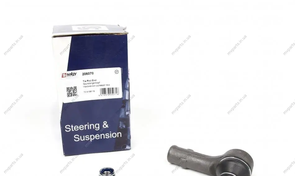 Наконечник тяги рульової (L) VW T4 1.9D/2.5TDI 91-95 (16mm) SOLGY Solgy 206070 (фото 1)
