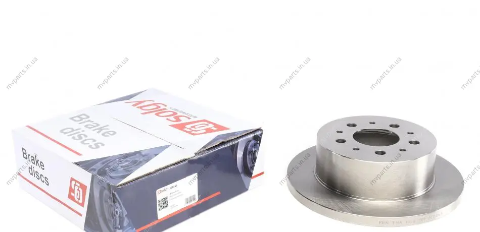 Диск гальмівний (задній) Citroen Jumper/Fiat Ducato/Peugeot Boxer 06- (280x16) SOLGY Solgy 208045 (фото 1)