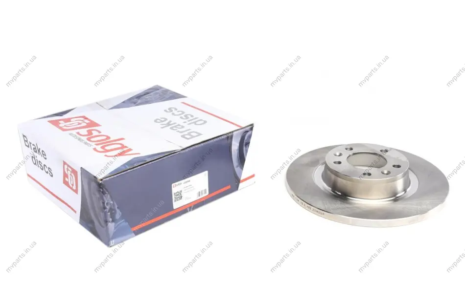 Диск гальмівний (задній) Citroen Jumpy/Fiat Scudo 07- (290х14) SOLGY Solgy 208068 (фото 1)