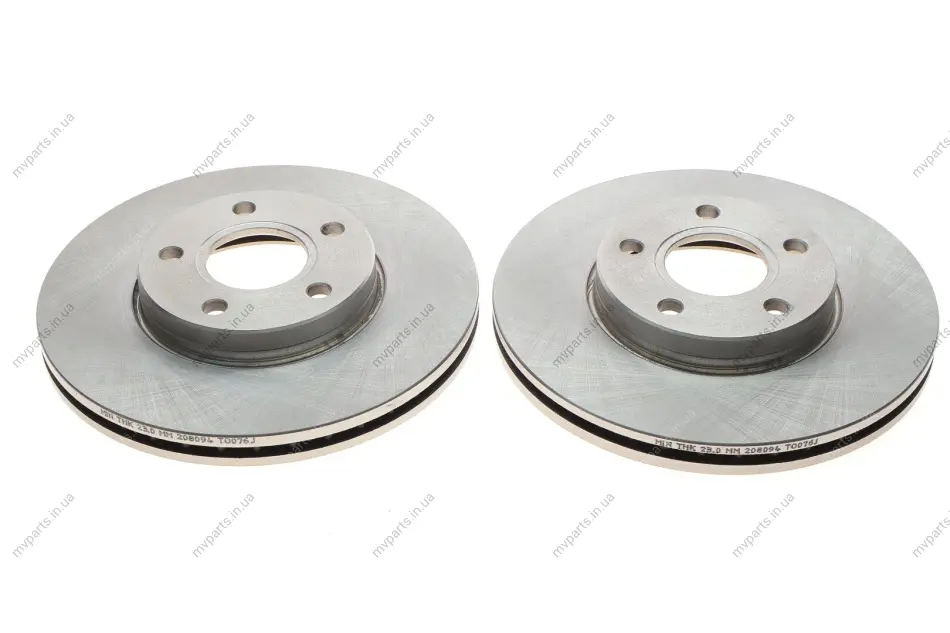 Диск гальмівний (передній) Ford C-max/Focus/Volvo C30/C70/S40/V50 04- (278x25) SOLGY Solgy 208094 (фото 1)