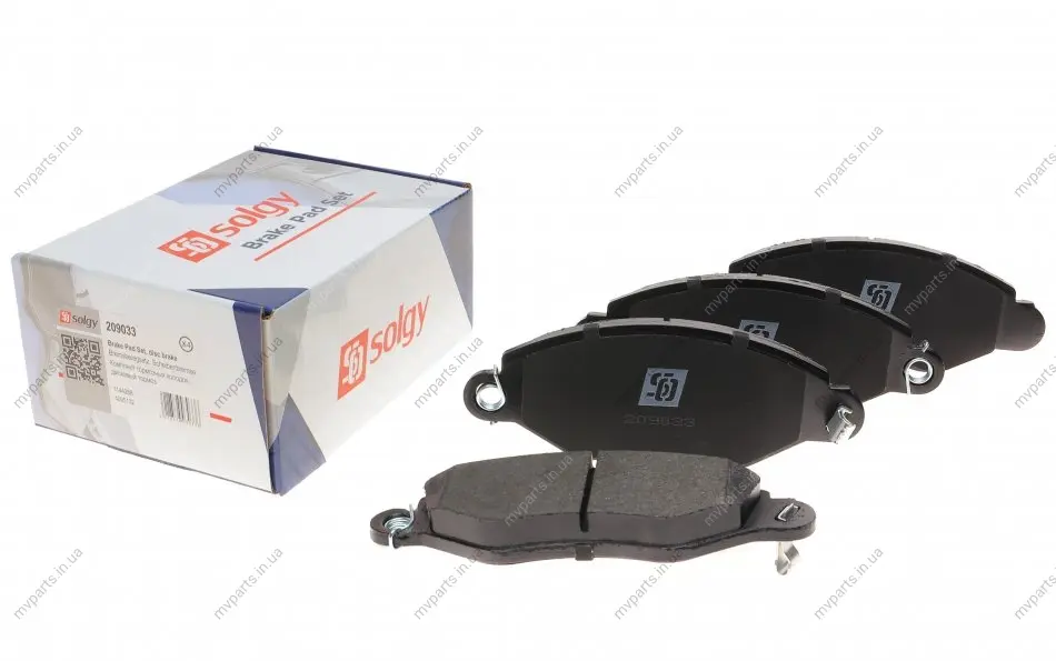 Колодки гальмівні (передні) Ford Transit 00- (FWD) SOLGY Solgy 209033 (фото 1)