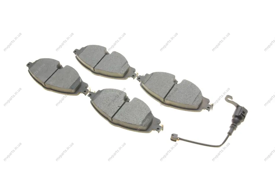 Колодки гальмівні (передні) Audi A3/Q2/Q3/Seat/Skoda Octavia/Kodiaq/VW Golf/Passat B8 12- (+датчик) SOLGY Solgy 209165 (фото 1)