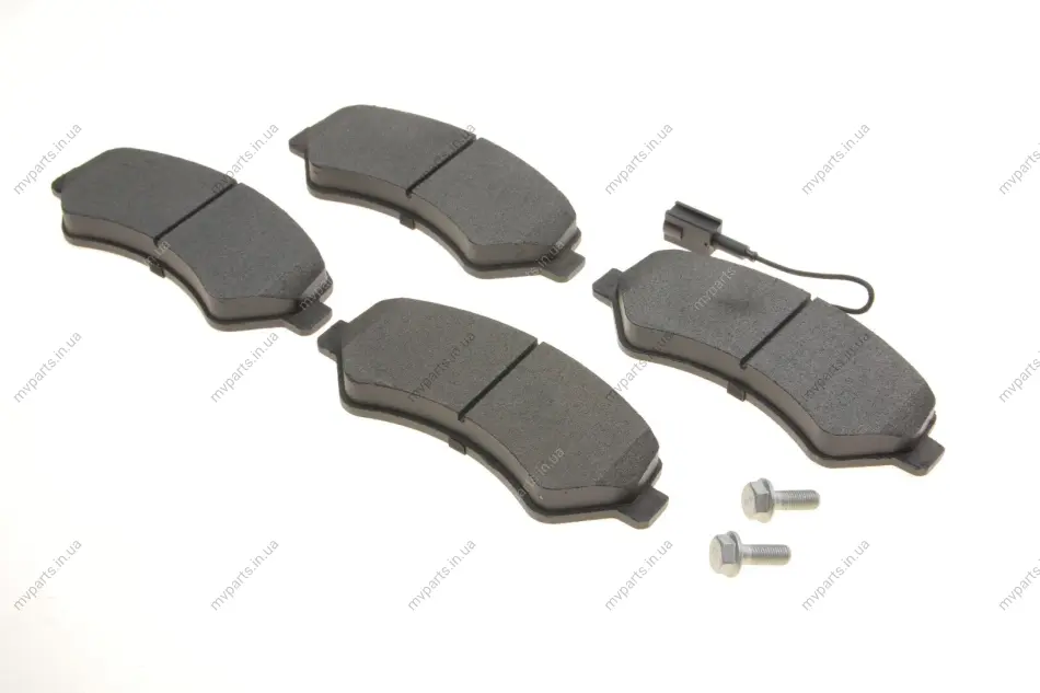 Колодки гальмівні (передні) Citroen Jumper/Fiat Ducato/Peugeot Boxer 06- R16 (з датчиком) SOLGY Solgy 209207 (фото 1)