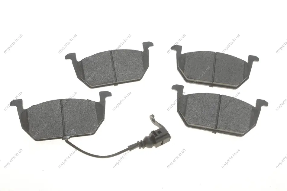Колодки гальмівні (передні) Audi A3/Seat Leon/Skoda Octavia IV/V/VW Golf VII 12- (+датчик) SOLGY Solgy 209213 (фото 1)