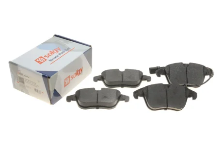 Колодки гальмівні (передні) Audi A4 07-18/Audi A5 07-/Audi Q5 12-17 (+датчик) SOLGY Solgy 209214