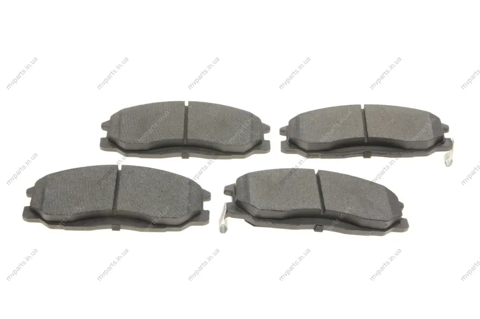 Колодки гальмівні (передні) Hyundai Santa Fe/Trajet 00-12/Ssangyong Actyon/Kyron 05-/Rexton 02- SOLGY Solgy 209227 (фото 1)