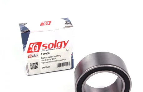 Підшипник компресора кондиціонера (35x52x22) SOLGY Solgy 214006