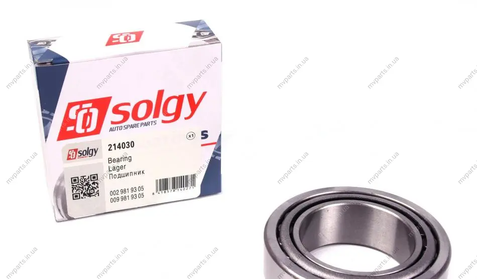 Підшипник (55x90x27) SOLGY Solgy 214030 (фото 1)