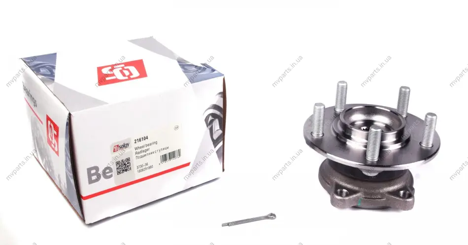 Підшипник маточини (задньої) Mitsubishi Outlander 06- (+ABS) SOLGY Solgy 216104 (фото 1)