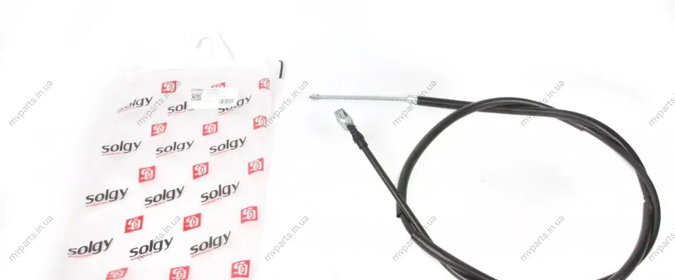 Трос ручника (задній) (R) Fiat Scudo/Peugeot Expert (бараб. гальм.) (2285/2065 мм) SOLGY Solgy 219093 (фото 1)