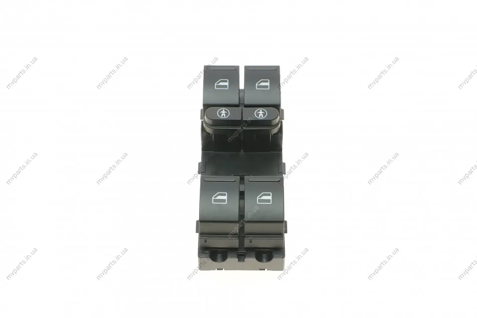 Кнопка склопідіймача (L) VW Touareg 06-10 (блок) SOLGY Solgy 401055 (фото 1)