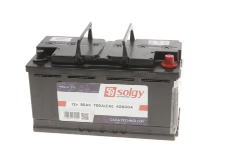 Акумуляторна батарея 95Ah/750A (353x175x190/+R) SOLGY Solgy 406004