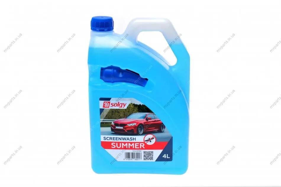 Омивач скла літо (4L) Антимошка SOLGY Solgy 501003 (фото 1)
