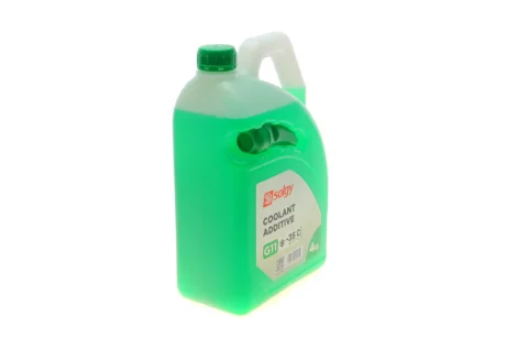 Антифриз (зелений) G11 (4kg) (-35°) (готовий до застосування) SOLGY Solgy 503005