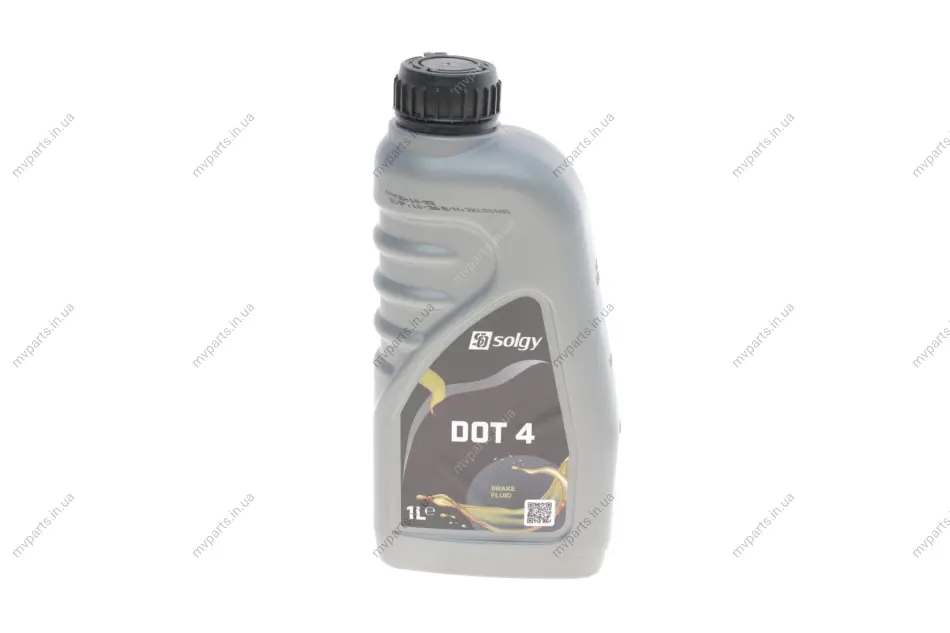 Рідина гальмівна DOT4 (1L) SOLGY Solgy 504007 (фото 1)