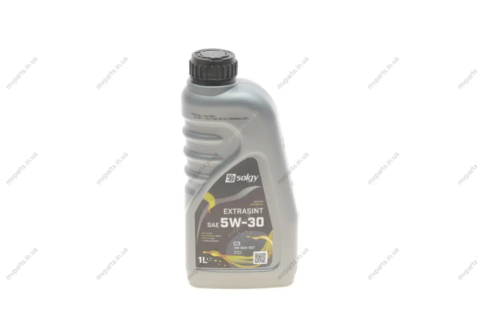 Олива 5W30 EXTRASINT C3 VW 504.00/507.00 (1L) (API SN/CF/BMW LL-04/MB 229.51/PORSCHE C30) SOLGY Solgy 504025 (фото 1)