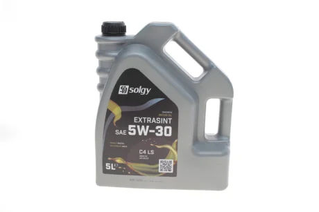 Олива 5W30 EXTRASINT C4 LS (5L) (RN 0720/MB226.51/API SN/CF/ACEA C4 сумісний A3/B4) SOLGY Solgy 504026
